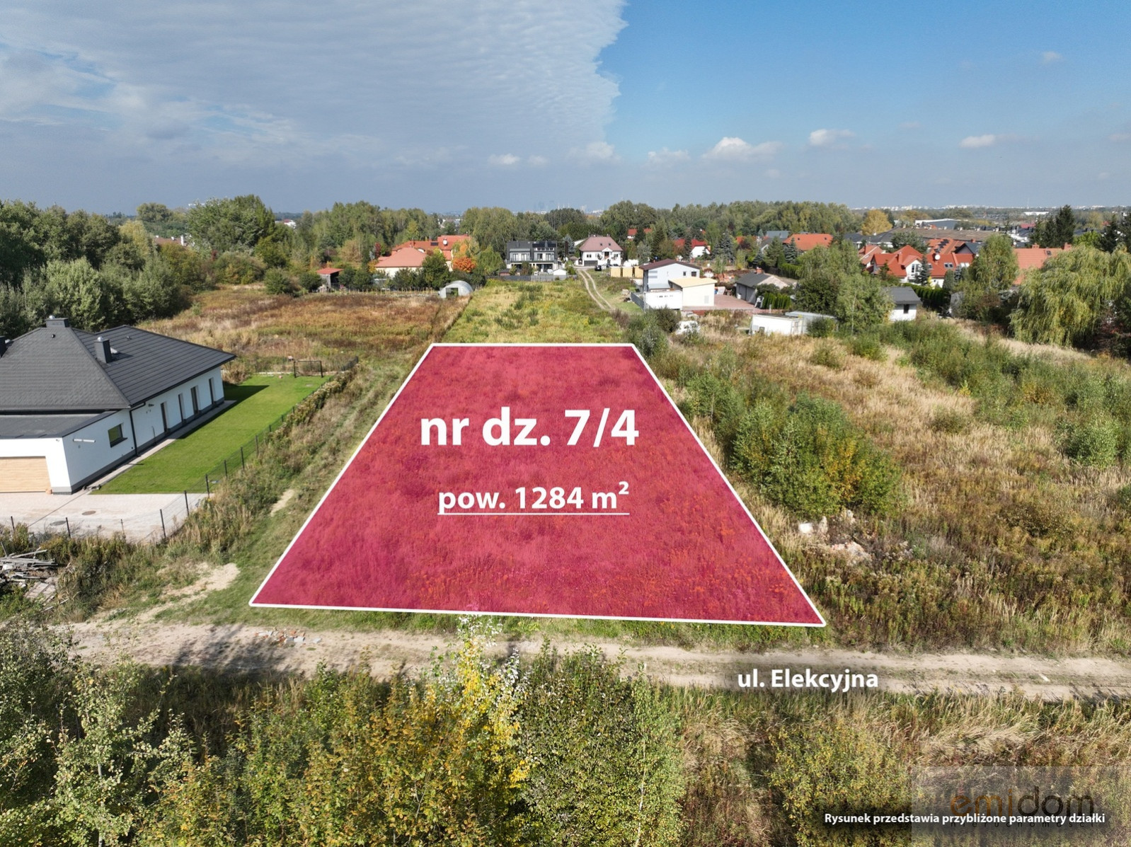 Działka Sprzedaż Dawidy Bankowe Elekcyjna 11