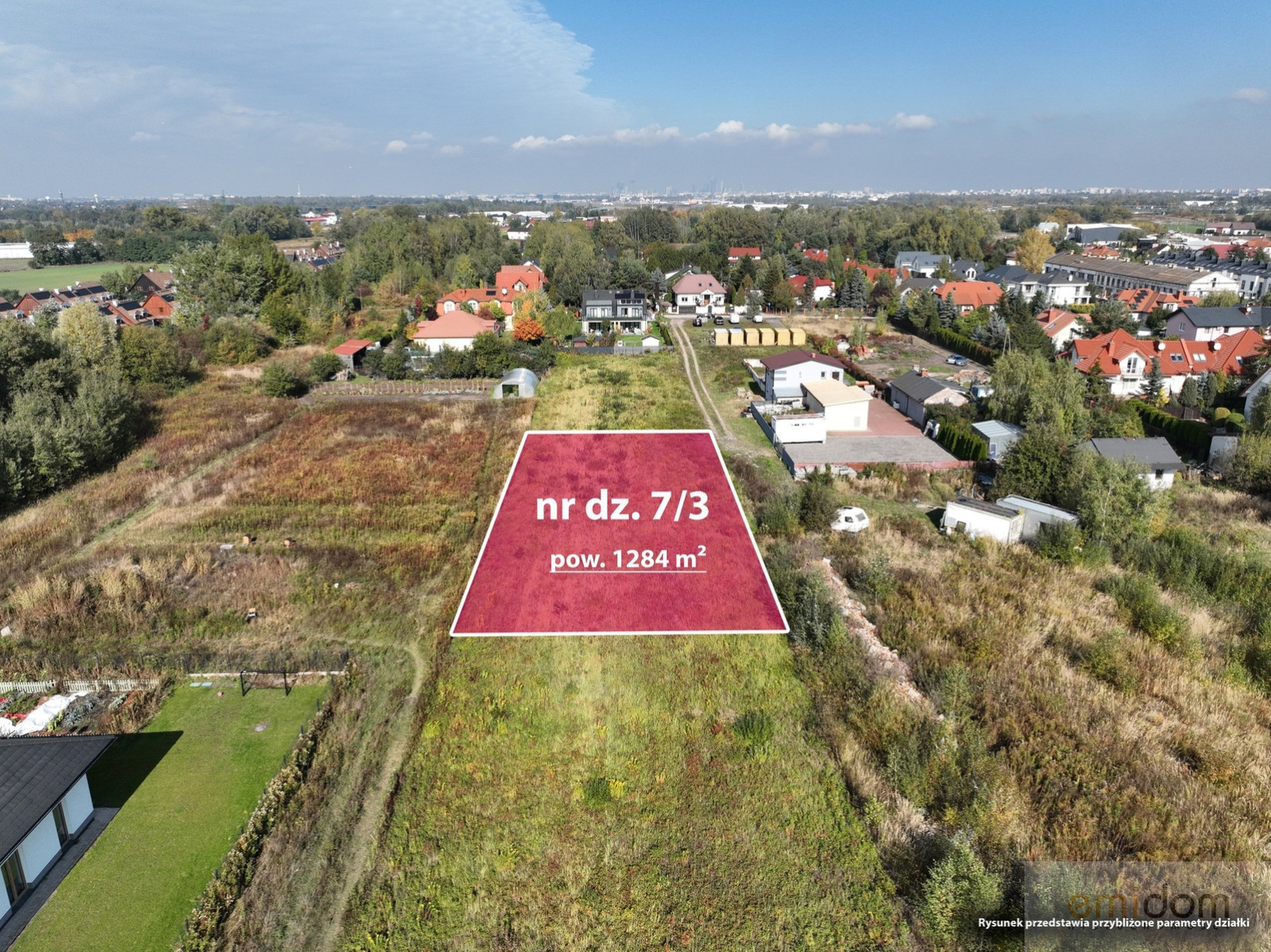 Działka Sprzedaż Dawidy Bankowe Kwiatów Polnych 12