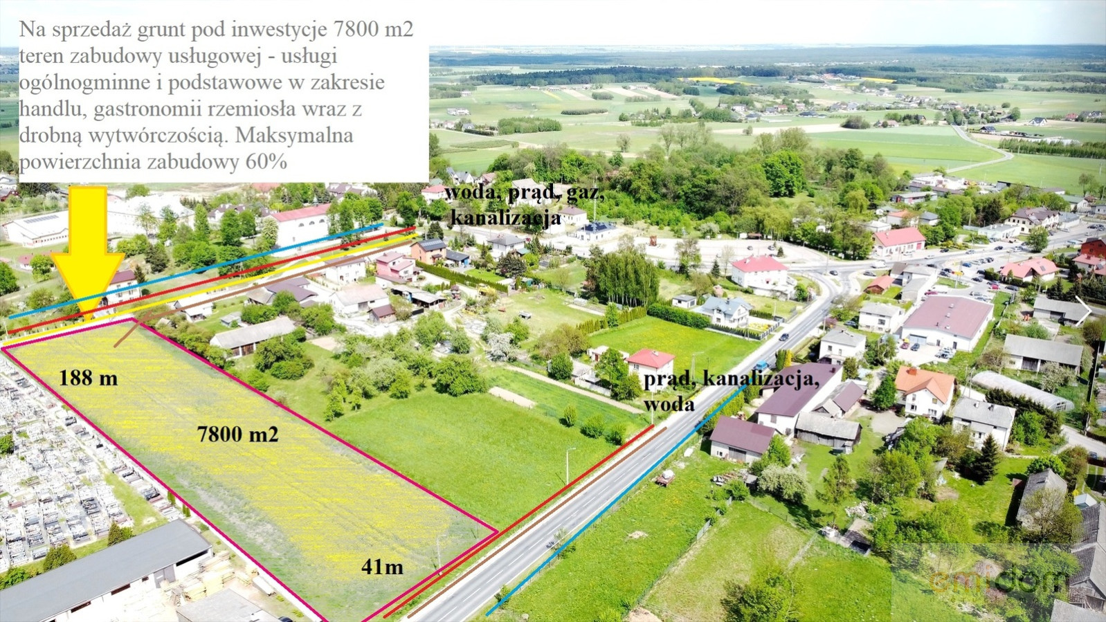 Działka Sprzedaż  Mirzec Stary