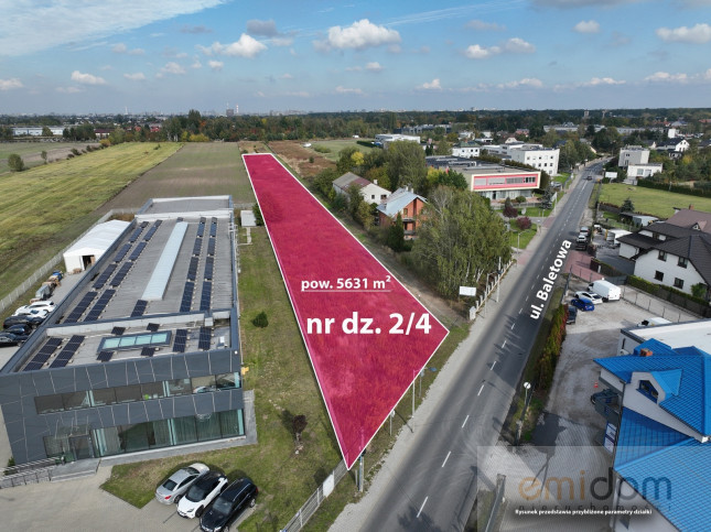 Działka Sprzedaż Warszawa Ursynów Baletowa 6