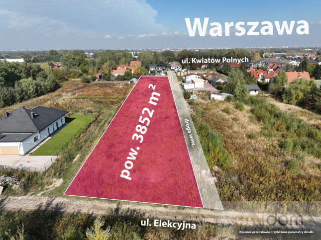 Działka Sprzedaż Dawidy Bankowe Kwiatów Polnych 2