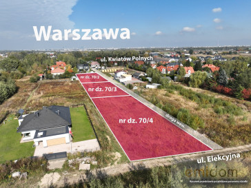 Działka Sprzedaż Dawidy Bankowe Kwiatów Polnych