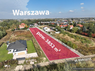 Działka Sprzedaż Dawidy Bankowe Kwiatów Polnych